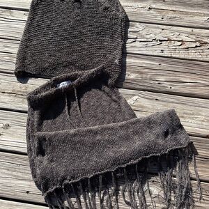 Elegant Black Knit Swim Coverup